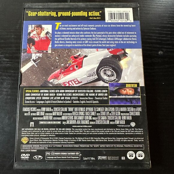 Driven DVD Sylvester Stallone 2001 Movie - Picture 3 of 7